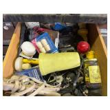 Everything On & In Cabinet - Tools, Xmas Lights, Light Bulbs