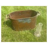 Copper Tub & Lantern