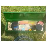 Extension Cords, 5/8" Rope, Tool Box & Contents