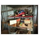 Shelving Unit & Contents