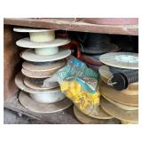 Everything on 2 Shelves - Electric Fence Supplies, Chain, Wire