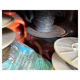 Everything on 2 Shelves - Electric Fence Supplies, Chain, Wire