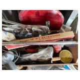 Wood Tool Box & Contents