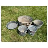 Galvanized Tub & Pails
