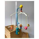 Working 1973 Fisher Price Music Box Mobile Plays Brahm