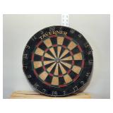 Vitage The tavern, full-size bristle board, bristle dartboard, unused, 1 1/4 inch metal trimmed