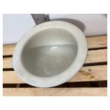 Mixed Lot Vintage Redwing USA number 850 double handled vase HAEGER number 649 USA pigeon seated, & Goodwin Bros. handled bowl stoneware