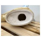 Mixed Lot Vintage Redwing USA number 850 double handled vase HAEGER number 649 USA pigeon seated, & Goodwin Bros. handled bowl stoneware