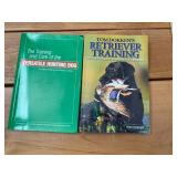 Six books, two hunting dog/retriever training, dog training for dummies, two books on guns, small arms