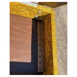 Masland Dura leather company out of Philadelphia, PA, sewing chair, vintage, hidden storage sewing stool cushion seat opens up *Extra Ship Cost