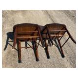 Two antique oak bentwood frame chairs *Extra Ship Cost