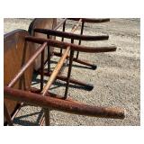 Two antique oak bentwood frame chairs *Extra Ship Cost