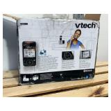 VTEC Bluetooth 4 hand set connect to sell answering system with smart call blocker landline phones. Damaged box.