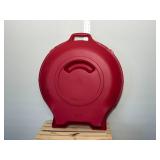 New unused sterile light wreath storage container. Holds 24 inch wreath.