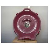 New unused sterile light wreath storage container. Holds 24 inch wreath.