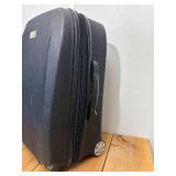 Landor and Hawa midsize suitcase used 24 inches tall two wheel roller, 12 inches deep can expand another 2 inches hard shell wheels in great condition