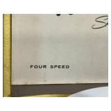 Vintage Lionel spear tone, portable electric record player photograph model 44000 style 604