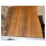 Oak buffet, antique, Tiger Oak, white oak, detailed, original brass handles, very nice condition, signs of original paint color on back, 42 inches wide *Extra Ship Cost