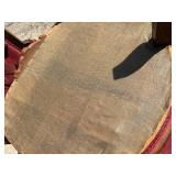 4 Victorian antique red velvet dining chairs walnut bottom cloths intact, spring bottom no cuts or tears in upholstery *Extra Shipping Costs