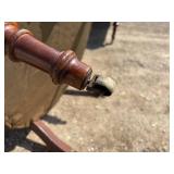 Victorian, red velvet, walnut parlor, sofa, loveseat, upholstery intact, no tears & Victorian Red Velvet parlor sitting chair with four original casters, upholstery all intact no tears