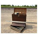 1950s mid century modern possible earlier  20 inches tall 9 1/2 inches wide deep 19 1/2 inches wide.