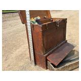 1950s mid century modern possible earlier  20 inches tall 9 1/2 inches wide deep 19 1/2 inches wide.