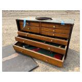MCM Toolbox - 20 inches wide by 12 inches tall by 8 inches deep Wood Front drawers  *Extra Ship Cost