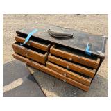 MCM Toolbox - 20 inches wide by 12 inches tall by 8 inches deep Wood Front drawers  *Extra Ship Cost