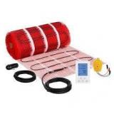 VEVOR Floor Heating Mat 100 Sq. ft Electric Radiant In-Floor Heated Warm System with Digital Floor Sensing Thermostat  Customer Returns See Pictures