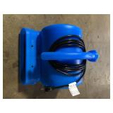 B-Air 1/4 HP Air Mover Blower Fan for Water Damage Restoration Carpet Dryer Floor Home and Plumbing Use in Blue Customer Returns See Pictures