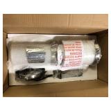 Cayden 6.5 in 1-Light Brushed Nickel Shaded Pendant Light with Clear Plus Etched Opal Glass Shade, No Bulbs Included Customer Returns See Pictures