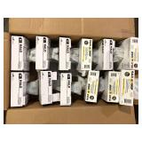 Lot of HALO 5 in. White Recessed Ceiling Light Trim with Open Splay  Customer Returns See Pictures