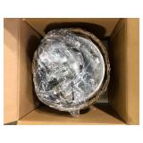 Home Decorators Collection Kristella 1-Light Black Crystal Pendant Light  Customer Returns See Pictures