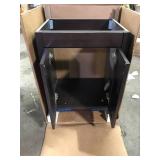 Glacier Bay Delridge 25 in. Single Sink Chocolate Bath Vanity  (Assembled) Granite Top Not Included  Customer Returns See Pictures