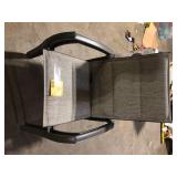 Lot of StyleWell Mix and Match Stationary Stackable Steel Sling Oversized Outdoor Patio Dining Chair in Riverbed Taupe  Customer Returns See Pictures