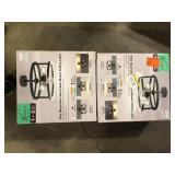 Lot of Feit Electric Katalyst 15 in. 3-Light Matte Black Color Choice Selectable CCT LED with Night Light Semi-Flush Mount Ceiling Light Customer Returns See Pictures