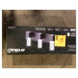 Artika Hologram 24 in. 3 Light Matte Black Modern Integrated LED 5 CCT Vanity Light Bar for Bathroom   Customer Returns See Pictures