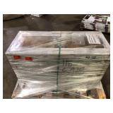 11 Boxes of  Ivy Hill Tile Luxury Ribbed Oak 23.62 in. x 47.24 in. Matte Porcelain Wall Tile (15.49 sq. ft./Case)  Customer Returns See Pictures