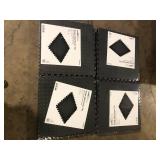 Lot of TrafficMaster Black 24 in. W x 24 in. L x 0.47 in. Foam Interlocking Gym Floor Tiles (6 Tiles/Pack) (24 sq. ft.)  Customer Returns See Pictures
