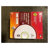 Kidde Hardwired Smoke Detector with Smart Features and Voice Alerts, 10-Year Battery Backup, Wi-Fi Enabled  Customer Returns See Pictures