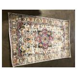 SAFAVIEH Madison Fuchsia/Ivory 4 ft. x 6 ft. Geometric Area Rug Customer Returns See Pictures