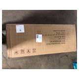 HOMEIBRO 31.5 in. W White Short Tower Unit Wall Mount 2-Shelf Wood Closet System  Customer Returns See Pictures