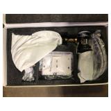 BWE Battery Powered Touchless Single Hole Bathroom Faucet Sensor Deck Mount With Drain Kit In Polished Chrome   Customer Returns See Pictures