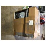 Glacier Bay Power Flush 2-Piece 1.28 GPF Single Flush Extra Tall Elongated Toilet in White with Slow-Close Seat Included     Customer Returns See Pictures