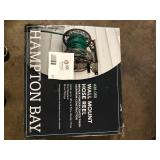 LIBERTY GARDEN 125 ft. Aluminum Decorative Garden Hose Wall Mounted Reel   Customer Returns See Pictures