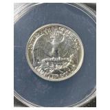 1958 US PROOF WASHINGTON QUARTER ANACS PF67