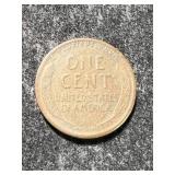 1924-S US WHEAT CENT AU