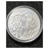 1 TROY OZ .999 FINE SILVER 2022 TOKELAU ROUND IN AIRTITE