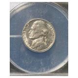 1958-D US JEFFERSON NICKEL ANACS MS64