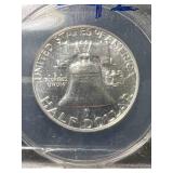 1956 US PROOF FRANKLIN HALF DOLLAR ANACS PF67